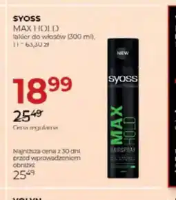 Jawa Drogerie SYOSS MAX HOLD oferta