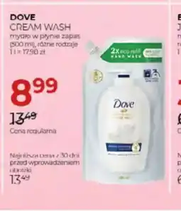 Jawa Drogerie DOVE CREAM WASH oferta