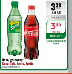 Eurocash Coca-Cola, Fanta, Sprite oferta