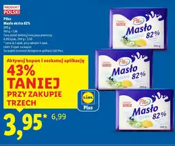 Lidl Masło ekstra 82% Pilos oferta