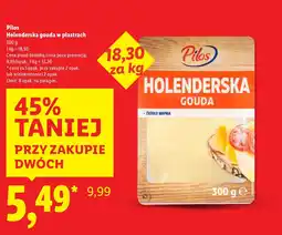 Lidl Ser Holenderska Gouda w plastrach Pilos oferta
