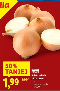 Lidl Cebula polska żółta luzem Lidl oferta