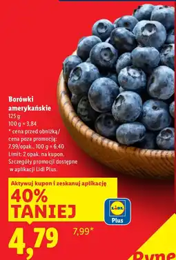 Lidl Borówki amerykańskie Lidl oferta