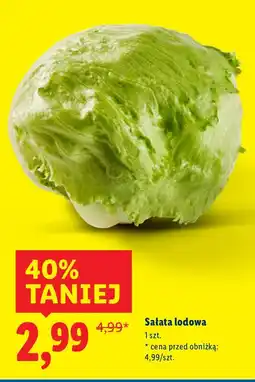 Lidl Sałata lodowa Lidl oferta