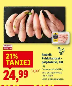 Lidl Kurczak Rzeźnik Polski kurczak - połędwiczki, XXL oferta