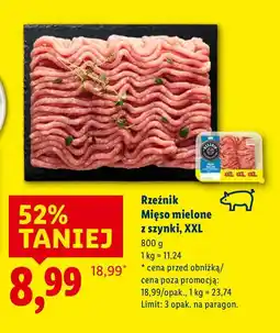 Lidl Mięso mielone Rzeźnik Mięso mielone z szynki, XXL oferta