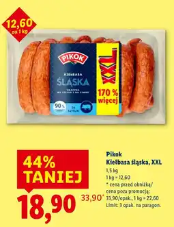 Lidl Kiełbasa Pikok Kiełbasa śląska, XXL oferta