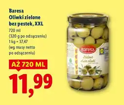 Lidl Oliwki zielone bez pestek Baresa, XXL oferta