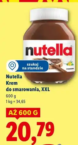Lidl Krem do smarowania Nutella Krem do smarowania, XXL oferta