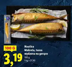 Lidl Makrela, tusza wędzona na gorąco Nautica oferta