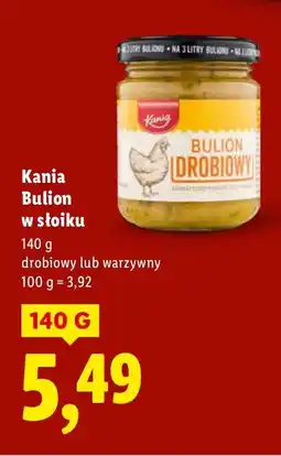 Lidl Bulion Kania w słoiku drobiowy lub warzywny oferta