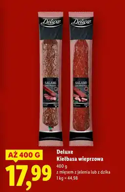 Lidl Kiełbasa wieprzowa Deluxe oferta