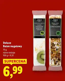Lidl Baton nugatowy Deluxe oferta