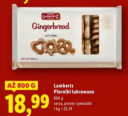 Lidl Pierniki lukrowane Lambertz oferta
