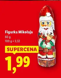 Lidl Czekoladowa figurka Mikołaja Lidl oferta