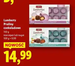Lidl Lambertz Praliny czekoladowe marcepan lub nugat oferta