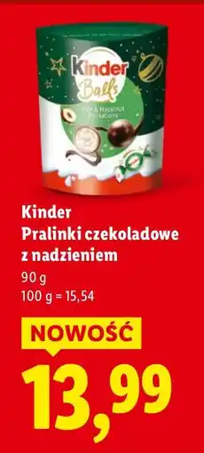 Lidl Kinder Pralinki czekoladowe z nadzieniem oferta