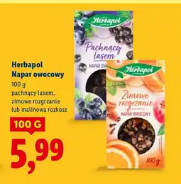 Lidl Napar owocowy Herbapol zimowe rozgrzanie oferta
