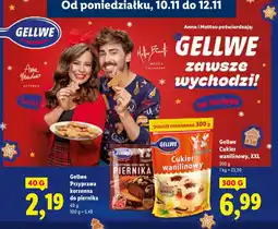Lidl Cukier Gellwe wanilinowy XXL oferta