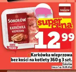 Topaz Karkówka wieprzowa bez kości na kotlety Sokołów 360 g 3 szt oferta