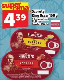Topaz Szproty King Oscar Thai Union 160 g oferta