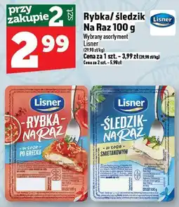 Topaz Rybka / śledź Na Raz Lisner 100 g oferta
