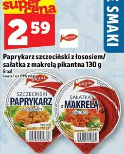 Topaz Sałatka z makrela pikantna Graal 130 g oferta