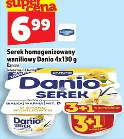 Topaz Serek homogenizowany waniliowy Danio 4x130g Danone oferta