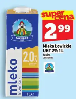 Topaz Mleko Łowickie UHT 2% 1L Łowicz oferta