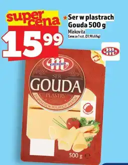 Topaz Ser Gouda w plastrach Mlekovita 500g oferta