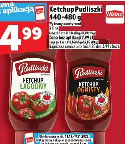 Topaz Ketchup Pudliszki 440-480 g oferta