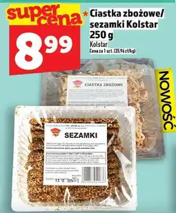 Topaz Ciastka zbożowe/sezamki Kolstar 250 g oferta