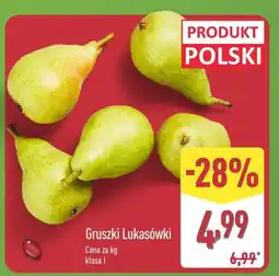 ALDI Gruszki Lukasówki Aldi oferta