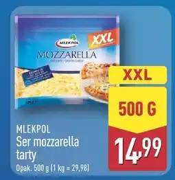 ALDI Ser mozzarella tarty XXL MLEKPOL oferta