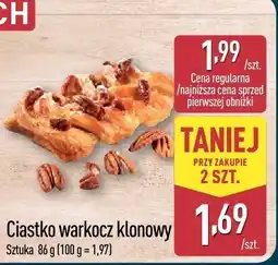 ALDI Ciastko warkocz klonowy Aldi oferta