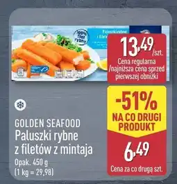 ALDI Paluszki rybne z filetów z mintaja Golden Seafood oferta