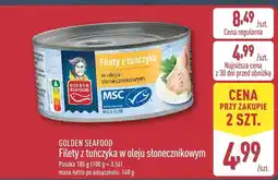 ALDI Filety z tuńczyka w oleju słonecznikowym Golden Seafood oferta