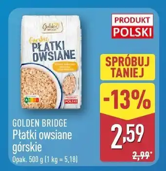 Płatki owsiane Golden Bridge górskie