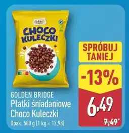 ALDI Płatki śniadaniowe Golden Bridge Choco Kuleczki oferta