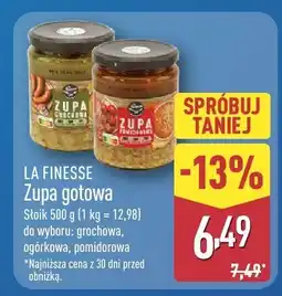 ALDI Zupa gotowa La Finesse ogórkowa oferta