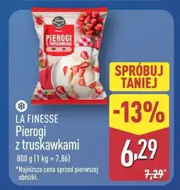 ALDI Pierogi z truskawkami La Finesse oferta