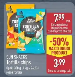 ALDI Chipsy Tortilla SUN SNACKS oferta