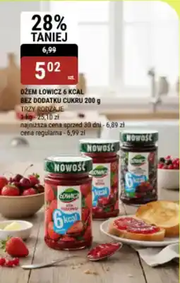 bi1 Dżem łowicz 6 kcal bez dodatku cukru oferta
