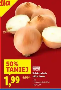 Lidl Polska cebula żółta luzem oferta