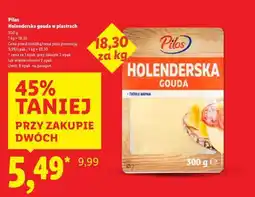 Lidl PILOS Holenderska gouda w plastrach oferta