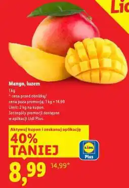 Lidl Mango, luzem oferta