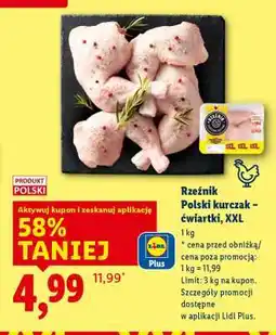 Lidl RZEŹNIK Polski kurczak – ćwiartki, XXL oferta
