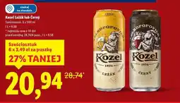 Lidl Kozel Ležák lub Černy oferta