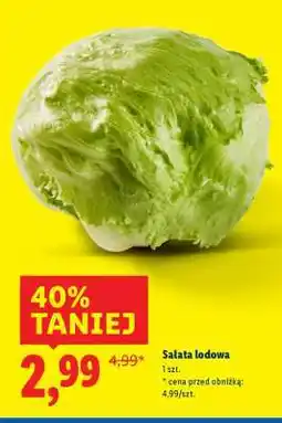 Lidl Sałata lodowa oferta