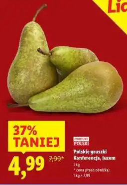 Lidl Polskie gruszki Konferencja, luzem oferta